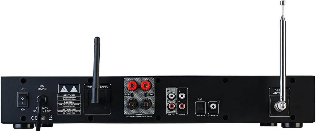VR-Radio IRS-715 Digitaler WLAN-HiFi-Tuner mit Internetradio, DAB+, UKW, MP3, kostenlose App
