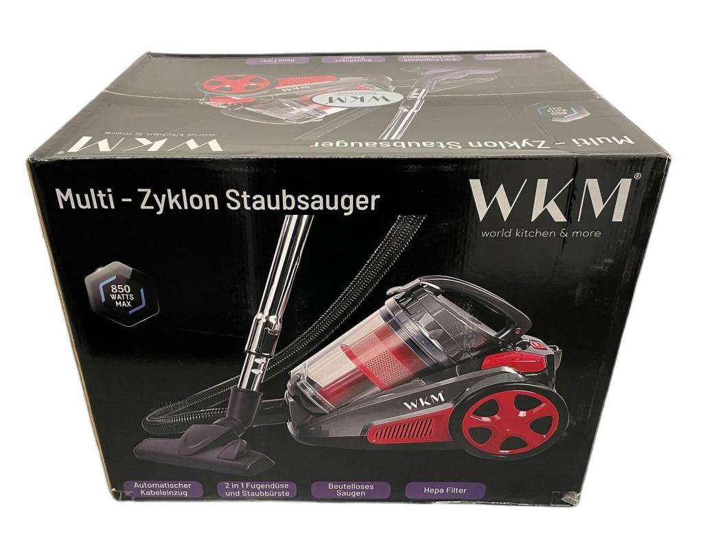 WKM PSC-2300W.17 Zyklon Boden Staubsauger rot 850W beutellos