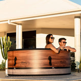 Anwendungsbeispiel für den Purehaven MSPA aufblasbaren DUET ECO Whirlpool