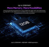 Blackview Tab 60 Speicher – Bis zu 12GB RAM (4GB physisch + 8GB virtuell) für flüssiges Multitasking