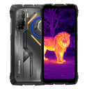 Blackview Rock 3 Rugged Smartphone in schwarz von beiden Seiten