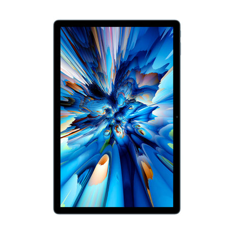 Blackview Mega 8 Tablette blau Vorderseite frontal mit buntem Bildschirm
