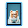 Blackview Tab A6 Kids – Frontansicht mit Displaymotiv Hund und blauer EVA-Schutzhülle