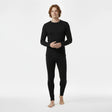 Detailansicht: Gaubert Herren Thermo-Unterwäsche Set in Grau – weiches, elastisches Material und präzise Verarbeitung