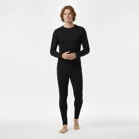 Detailansicht: Gaubert Herren Thermo-Unterwäsche Set in Grau – weiches, elastisches Material und präzise Verarbeitung