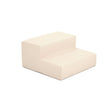 Beige Treppe aus Schaumstoff mit zwei Stufen für Haustiere