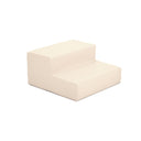 Beige Treppe aus Schaumstoff mit zwei Stufen für Haustiere