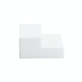 Weiße, rechteckige Schaumstoff-Stufe mit zwei Ebenen