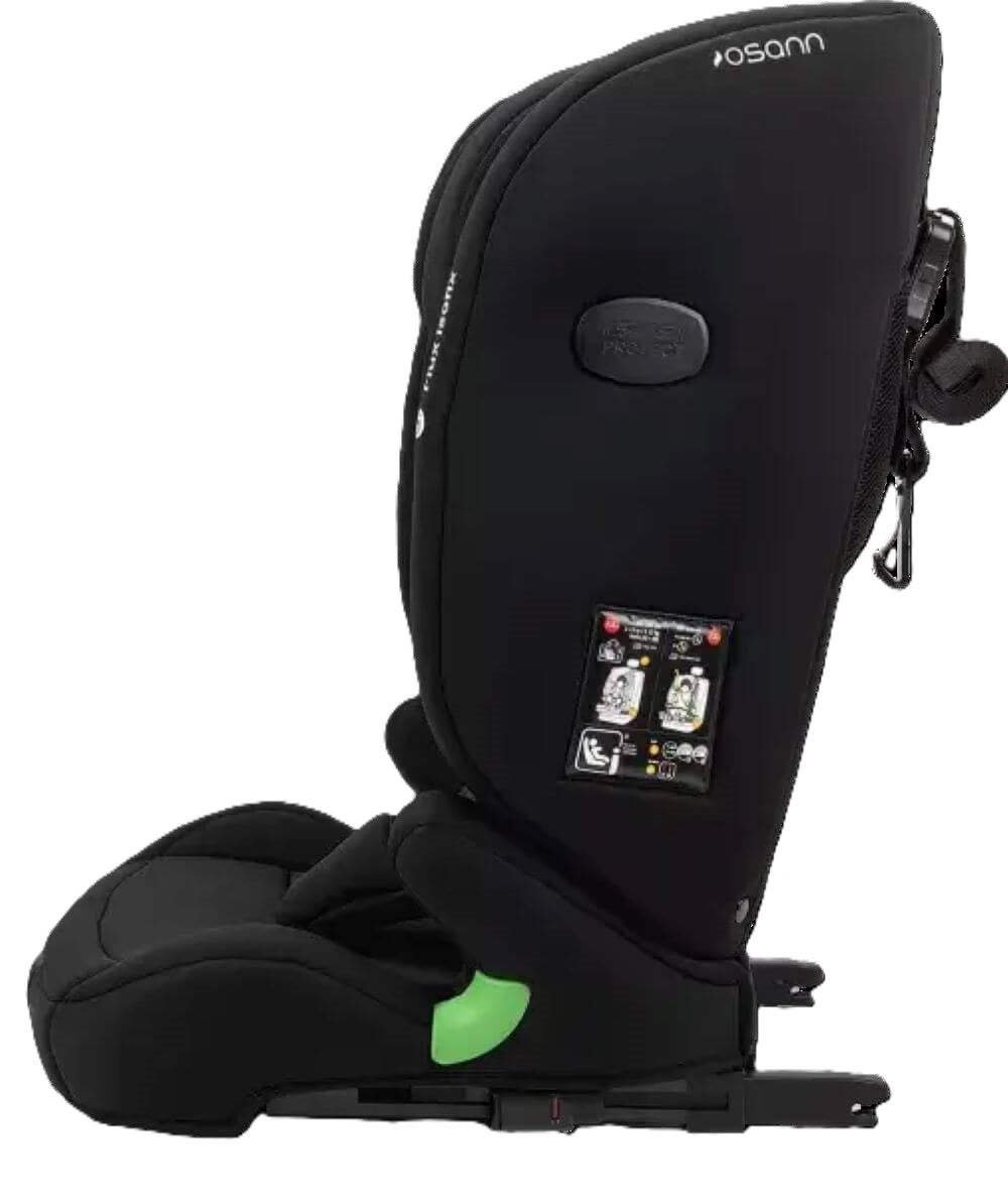 Osann Flux Isofix i-Size Kindersitz 76–150 cm – höhenverstellbar, mit Isofix & Top-Tether, Seitenaufprallschutz, Komforteinlage, R129 – Grey Melange