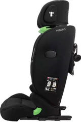 Osann Flux Isofix i-Size Kindersitz 76–150 cm – höhenverstellbar, mit Isofix & Top-Tether, Seitenaufprallschutz, Komforteinlage, R129 – Grey Melange