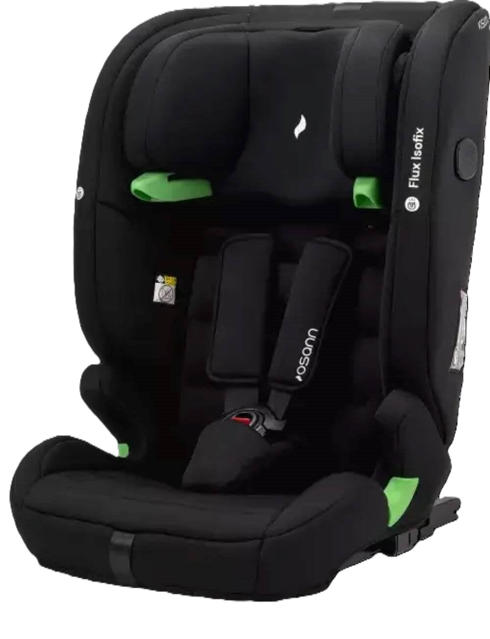 Osann Flux Isofix i-Size Kindersitz 76–150 cm – höhenverstellbar, mit Isofix & Top-Tether, Seitenaufprallschutz, Komforteinlage, R129 – Grey Melange
