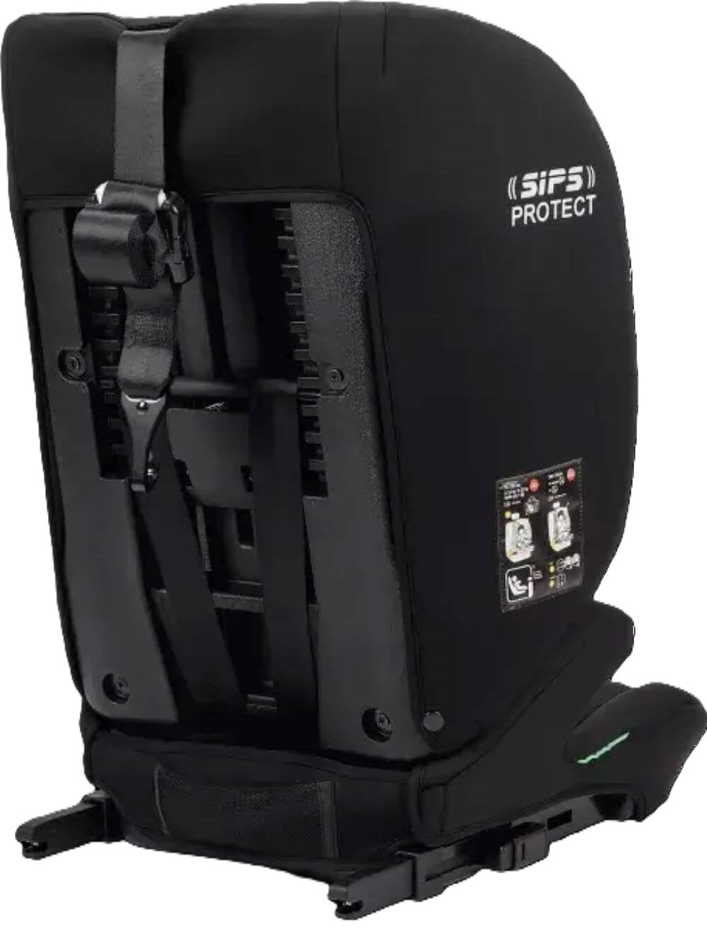 Osann Lupo Isofix i-Size Kindersitz 76–150 cm – höhenverstellbar, mit Isofix & Top-Tether, Seitenaufprallschutz, SIPS PROTECT, R129 – Black
