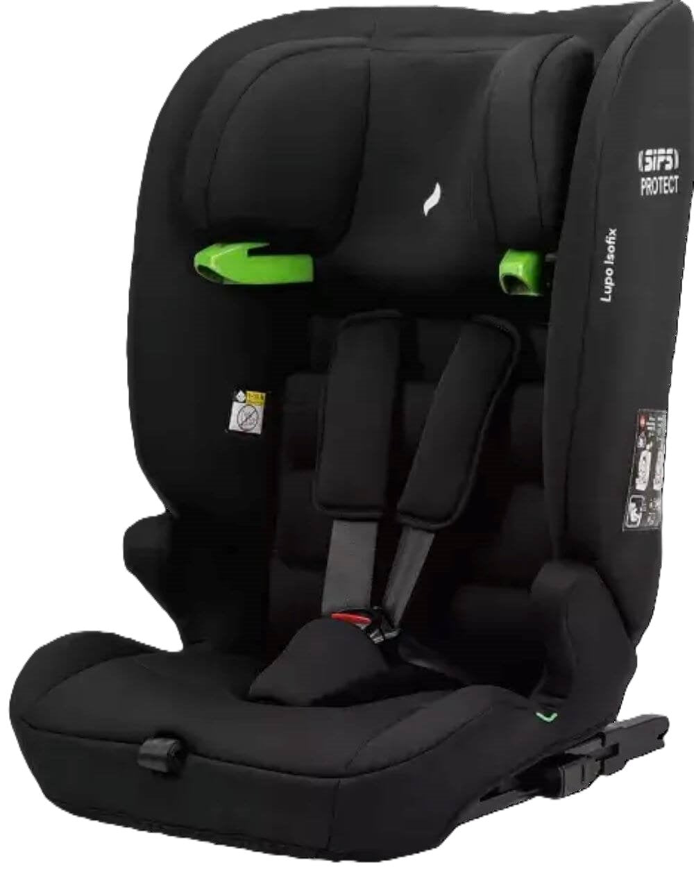 Osann Lupo Isofix i-Size Kindersitz 76–150 cm – höhenverstellbar, mit Isofix & Top-Tether, Seitenaufprallschutz, SIPS PROTECT, R129 – Black