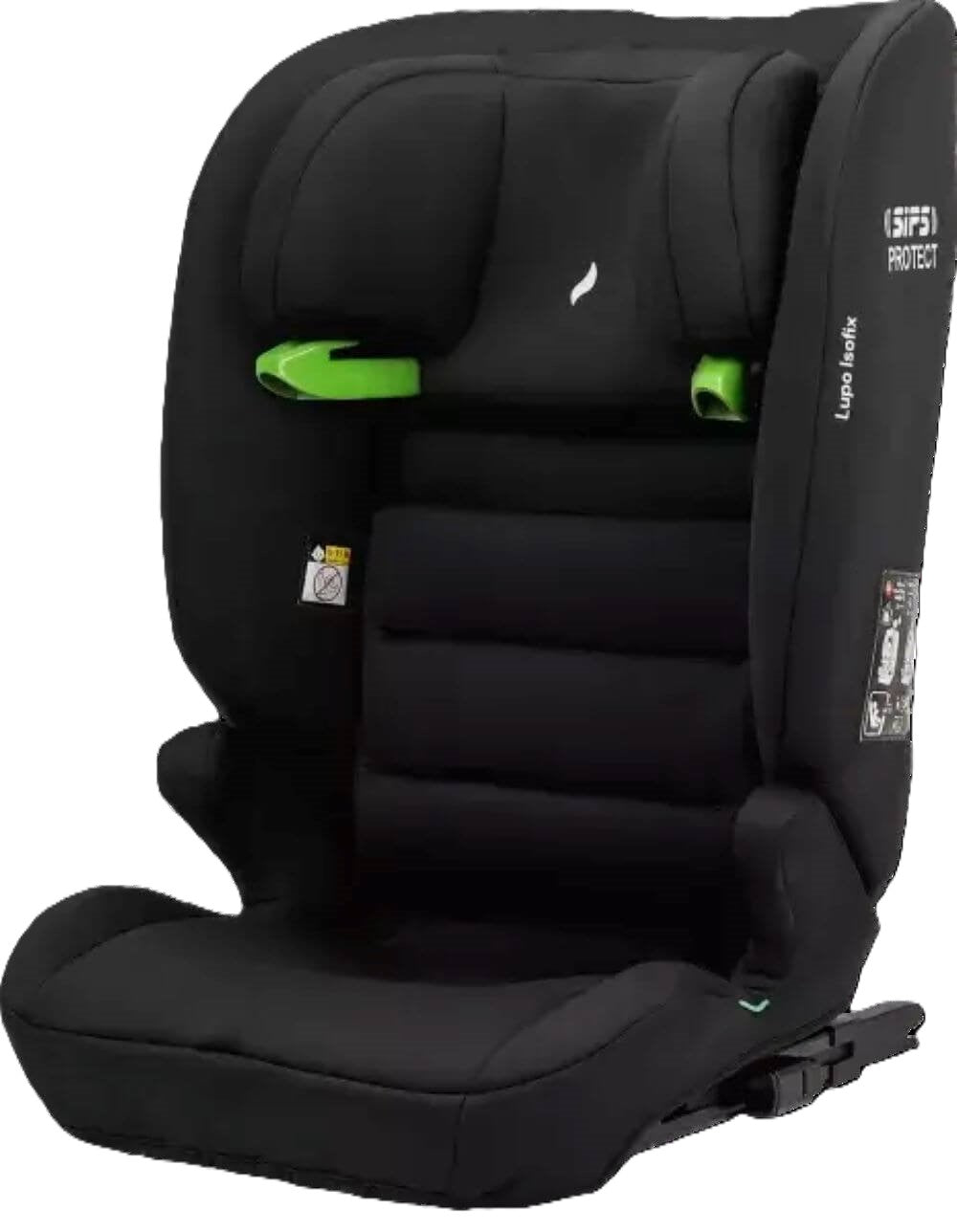 Osann Lupo Isofix i-Size Kindersitz 76–150 cm – höhenverstellbar, mit Isofix & Top-Tether, Seitenaufprallschutz, SIPS PROTECT, R129 – Black