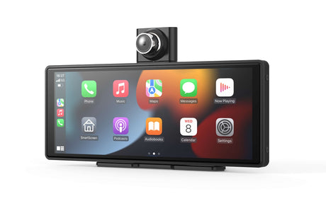 Navitel DS1020 VR im Profil mit nach hinten gerichteter Kamera