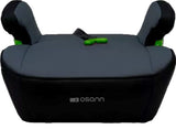 Osann Junior Isofix Gurtfix i-Size Kindersitzerhöhung 126–150 cm – ergonomisch, mit/ohne Isofix nutzbar, Gurtfix-System, R129 – Nero