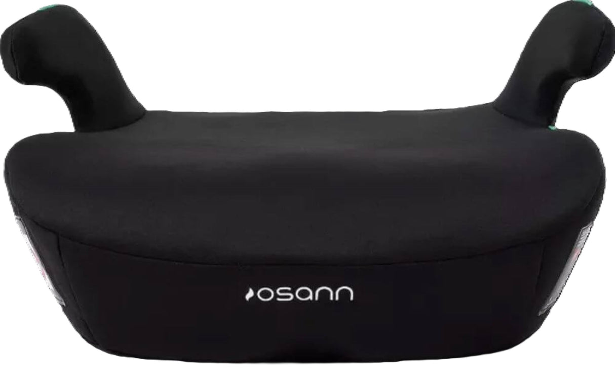 Osann Boost i-Size Sitzerhöhung 135–150 cm – leichter Allrounder mit 3-Punkt-Gurt, abnehmbarem Bezug – Black
