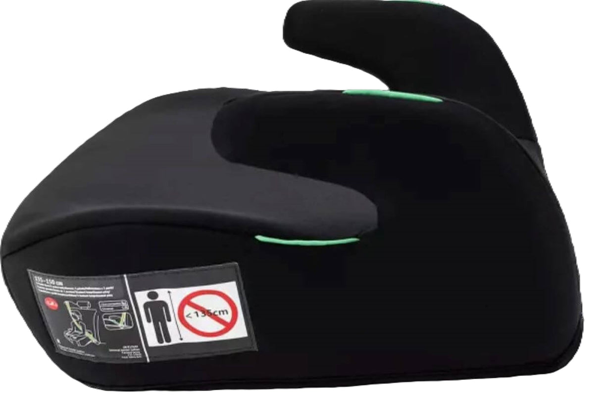 Osann Boost i-Size Sitzerhöhung 135–150 cm – leichter Allrounder mit 3-Punkt-Gurt, abnehmbarem Bezug – Black