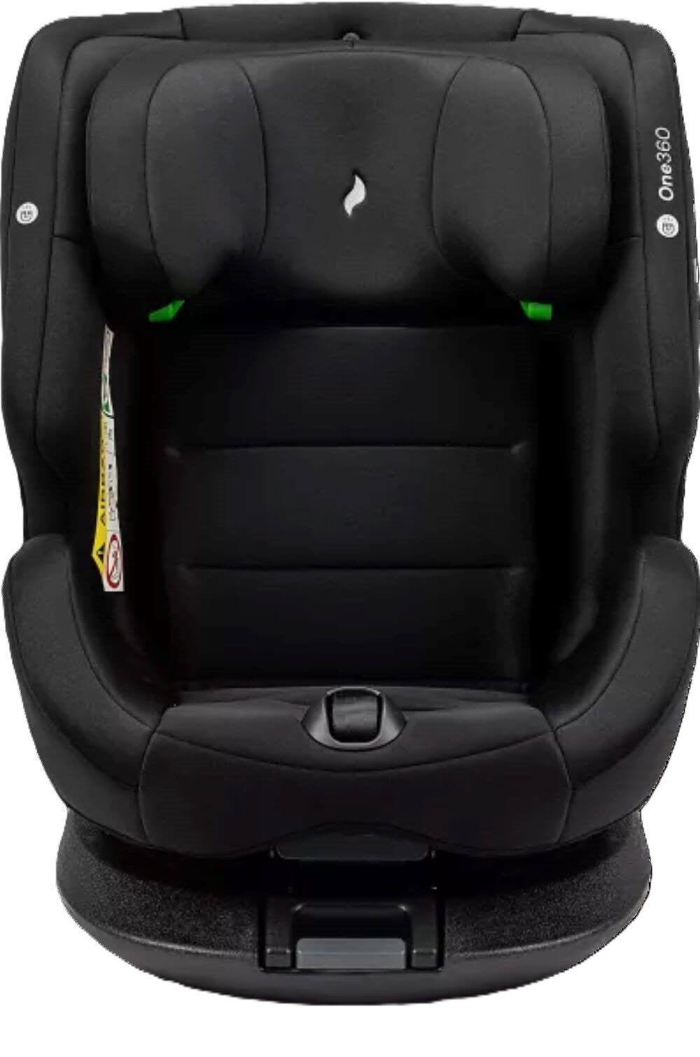 Osann One360 Kindersitz 40–150 cm – drehbarer Reboarder mit Isofix & Top-Tether, i-Size Autositz, All Black