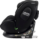 Osann One360 Kindersitz 40–150 cm – drehbarer Reboarder mit Isofix & Top-Tether, i-Size Autositz, All Black