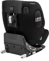 Osann One360 Kindersitz 40–150 cm – drehbarer Reboarder mit Isofix & Top-Tether, i-Size Autositz, All Black