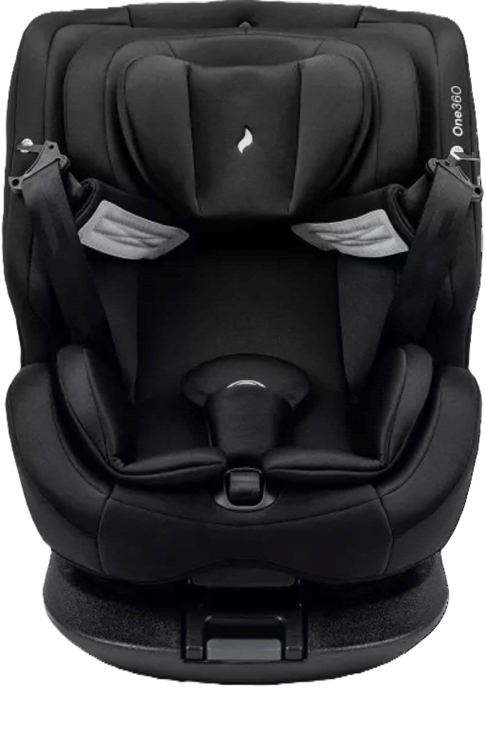 Osann One360 Kindersitz 40–150 cm – drehbarer Reboarder mit Isofix & Top-Tether, i-Size Autositz, All Black