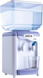 Jocca elektrischer Wasserspender in Weiß-Lila mit 7 Liter Tank auf weißem Hintergrund