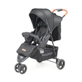 Babytrold Buggy schwarz Ansicht im Profil