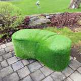 AniPlants, Grasfigur, "Möbel", Kidney-Hocker, Gartendeko, 40cm