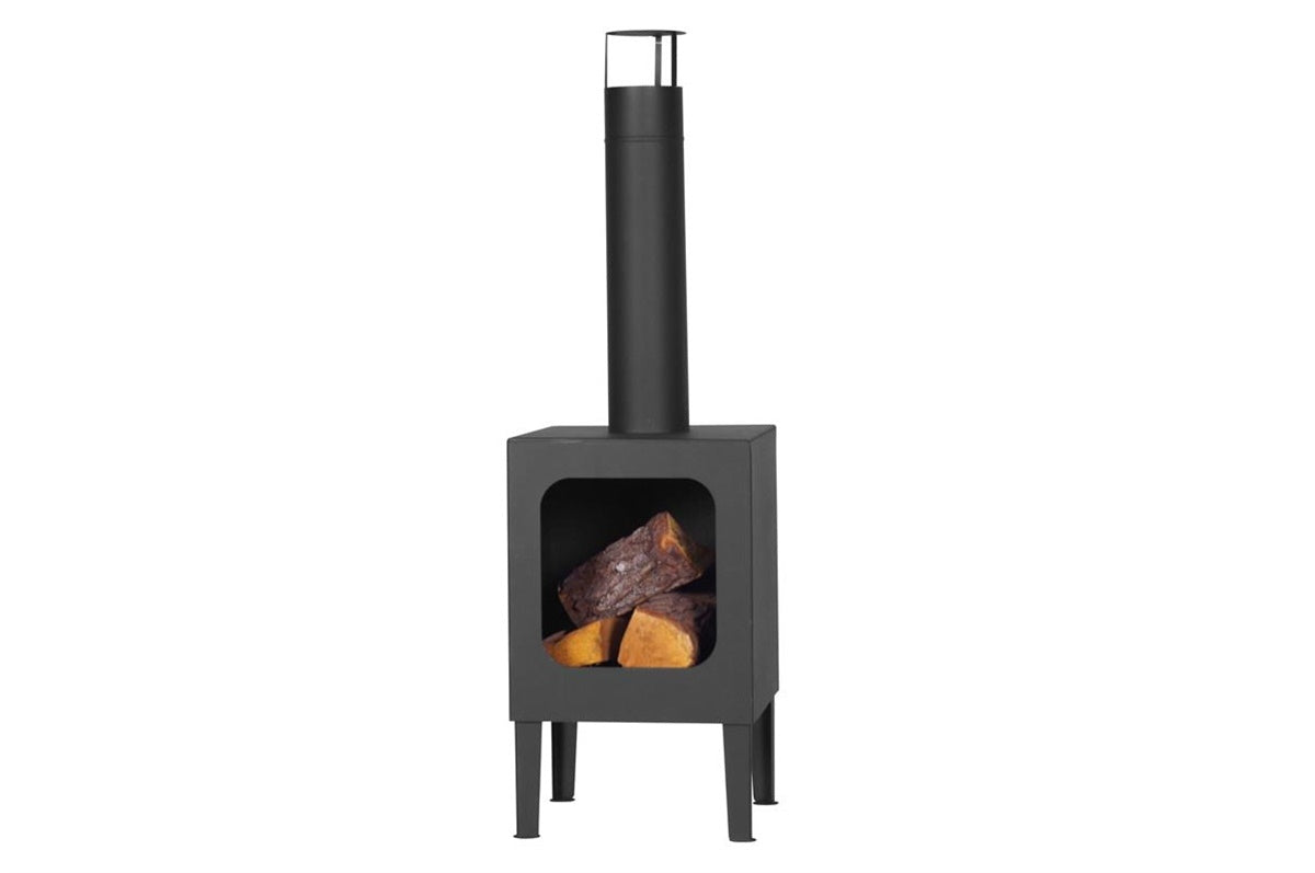 Markone Gartenkamin 200-1 (Unlackiert): 35 x 35 x 115 cm