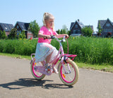 Volare Excellent Kinderfahrrad - Mädchen - 16 Zoll - Rosa - 95% montiert