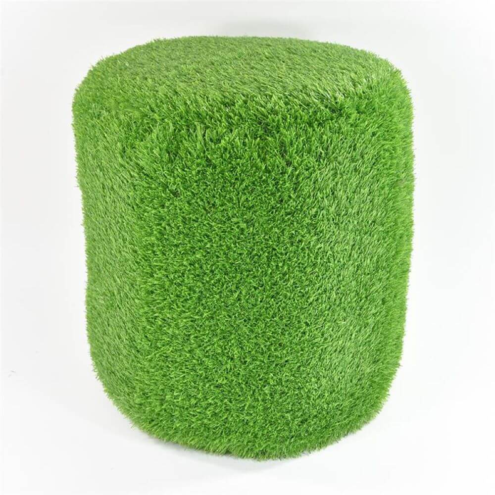 AniPlants, Grasfigur, "Möbel", Zylinder-Hocker, gross, Gartendeko, 50cm