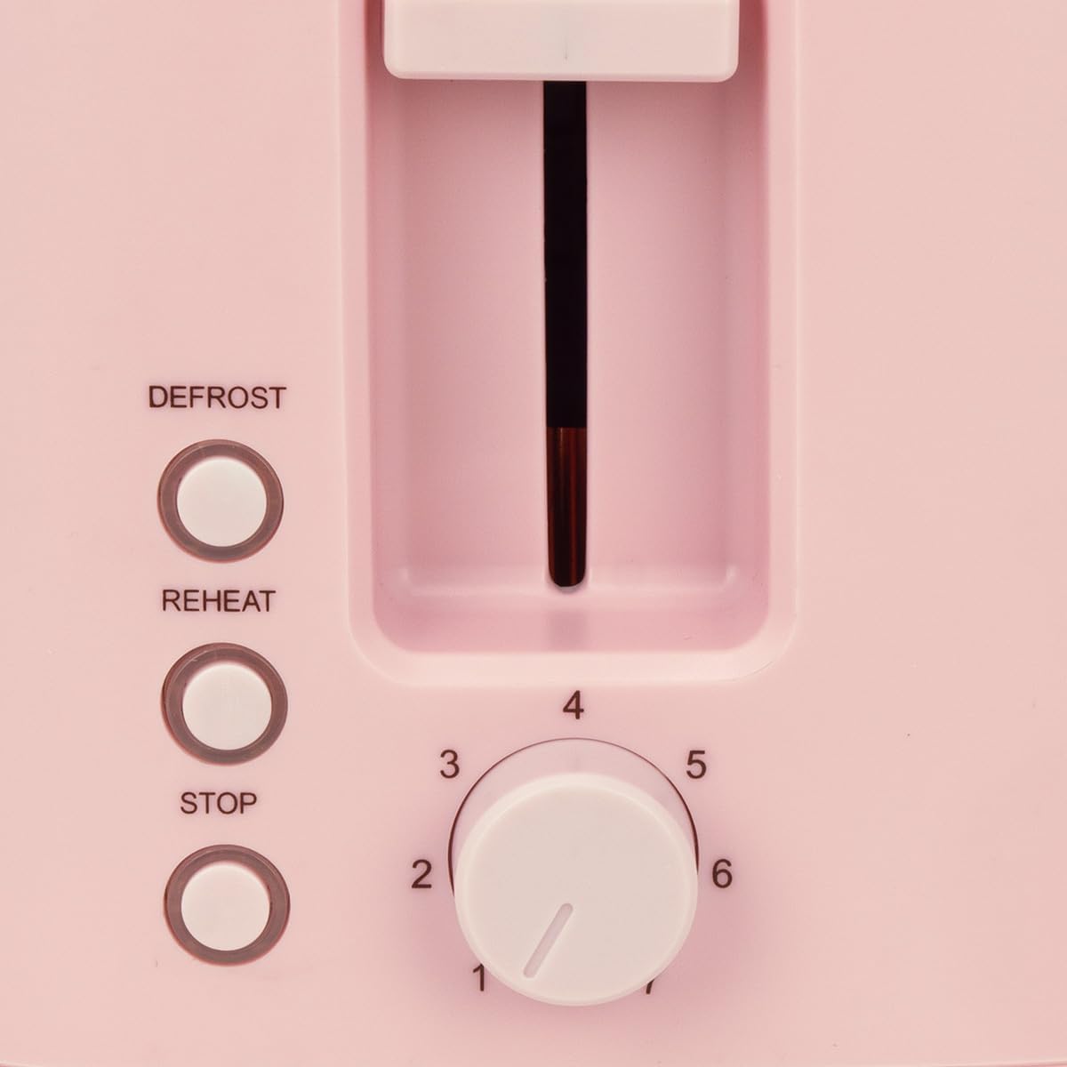 Jocca Toaster in Rosa Knöpfe und Drehregler