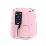 Jocca Heißluftfritteuse 3,8L 1450W Airfryer LED Touch 8 Programme fettarm Rosa