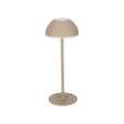 Jens Living LED Tischlampe in Beige Frontalansicht