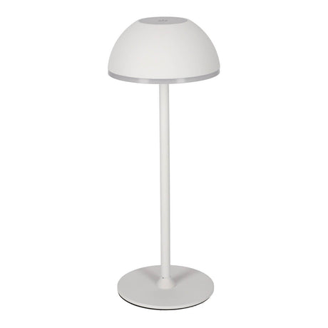 Jens Living LED Tischlampe in Weiss Frontalansicht