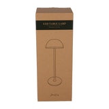 Jens Living LED Tischlampe in Grün Frontalansicht der OVP