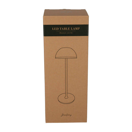 Jens Living LED Tischlampe in Grün Frontalansicht der OVP