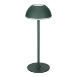 Frontalansicht auf die Jens Living LED Tischlampe in Grün