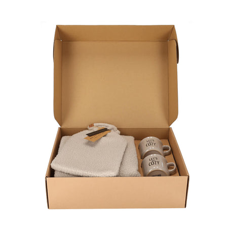 Geschenkset weiss in der geöffneten Verpackung