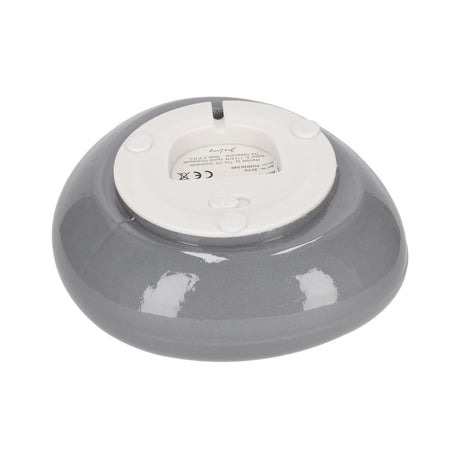 Jens Living LED Glaslampe in Grau Unterseite