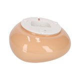 Jens Living LED Glaslampe in Taupe Unterseite