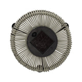 Jens Living Solarlampe in Rattanoptik in Grau von oben mit Solarmoduk