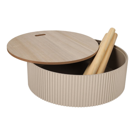 Stauraum des Jens Living Levi Couchtisch in Beige