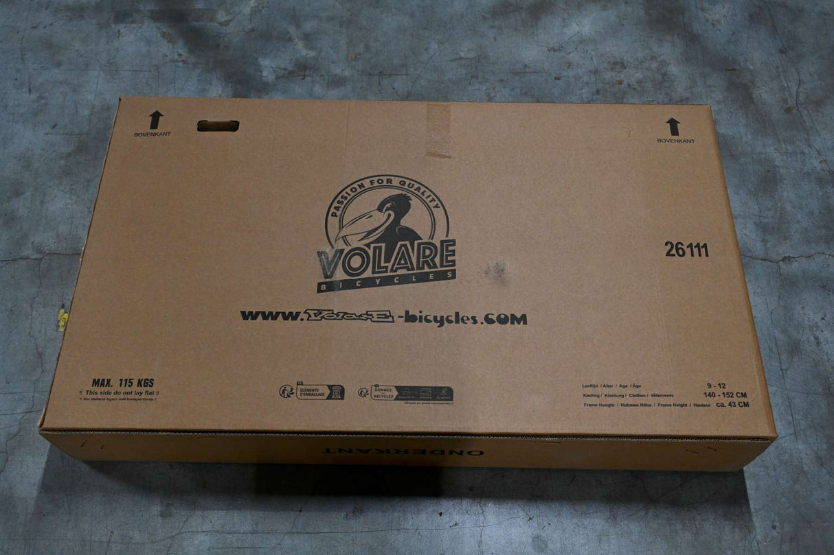 Volare Sportivo Kinderfahrrad für Jungen - 26 Zoll in Blau mit Zweihandbremsen