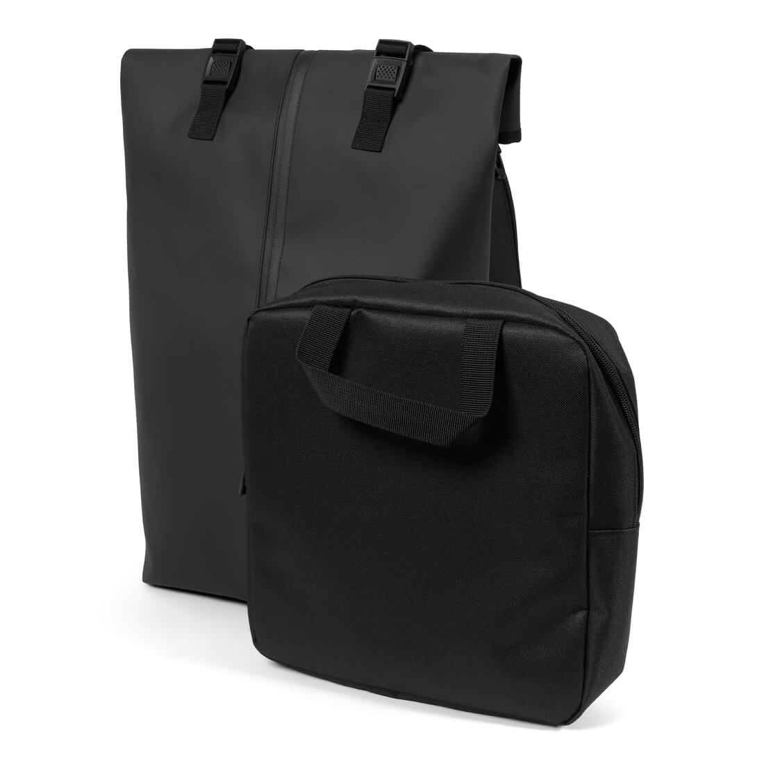 Norländer Picknick Rucksack in Schwarz mit Kühltasche