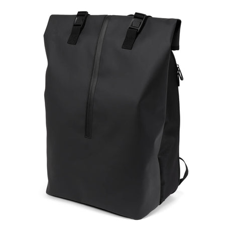 Norländer Picknick Rucksack in Schwarz im Profil