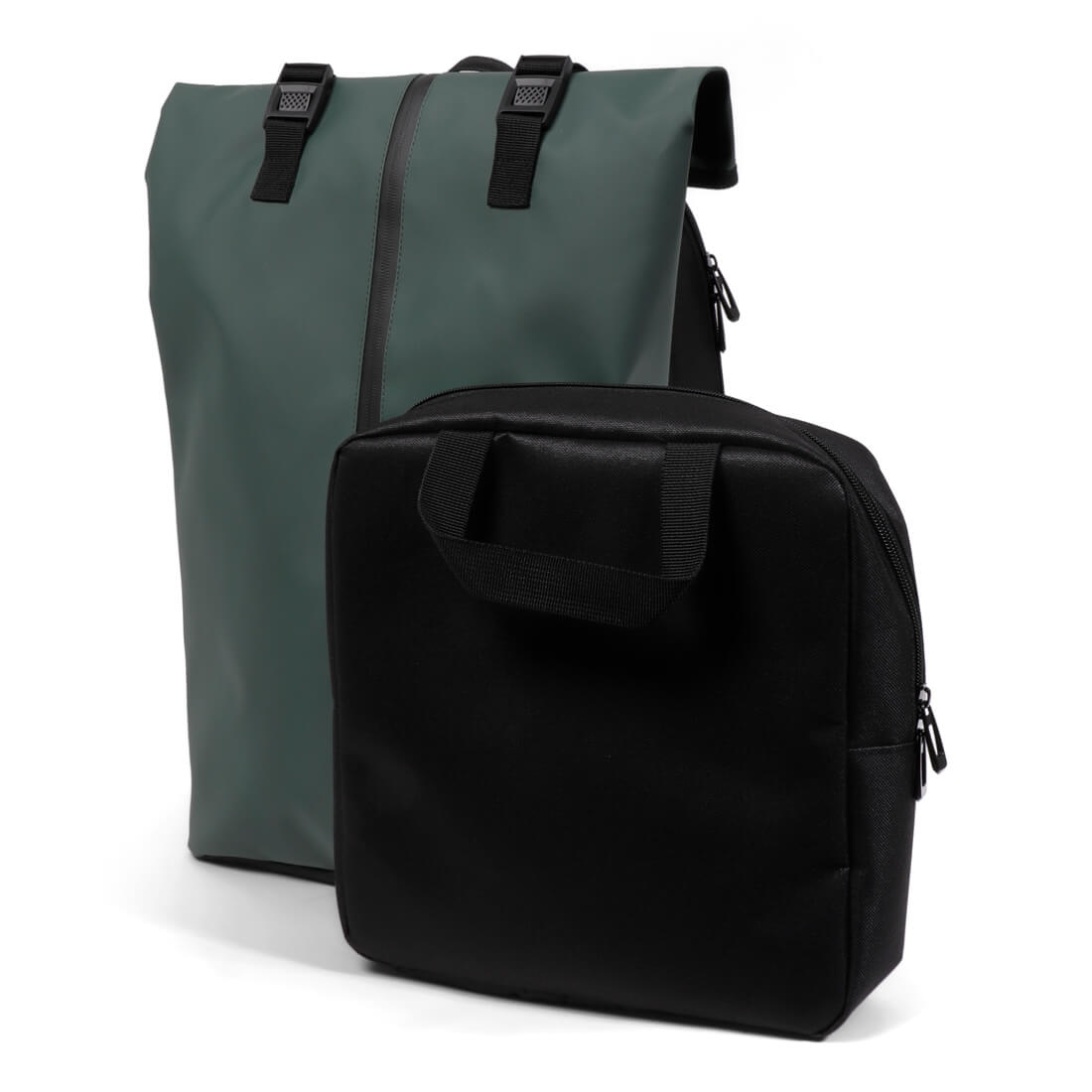 Norländer Picknick Rucksack in Grün mit Kühltasche
