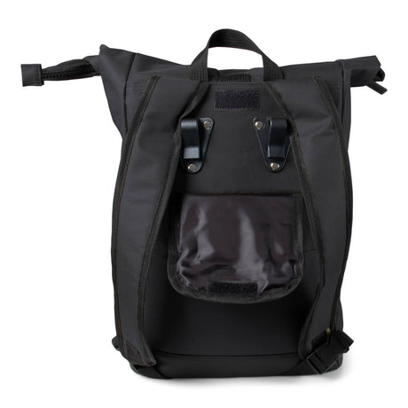 Norländer Rucksack Schwarz Ansicht der Rückseite