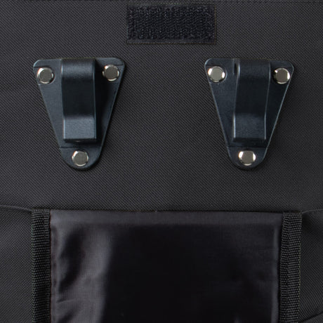 Norländer Rucksack Schwarz Haken für Fahrradbefestigung
